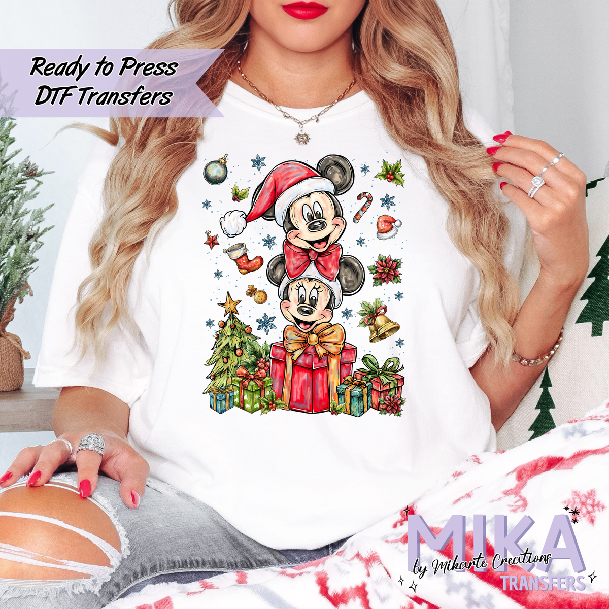 Magical Mouse Christmas | DTF Transfers