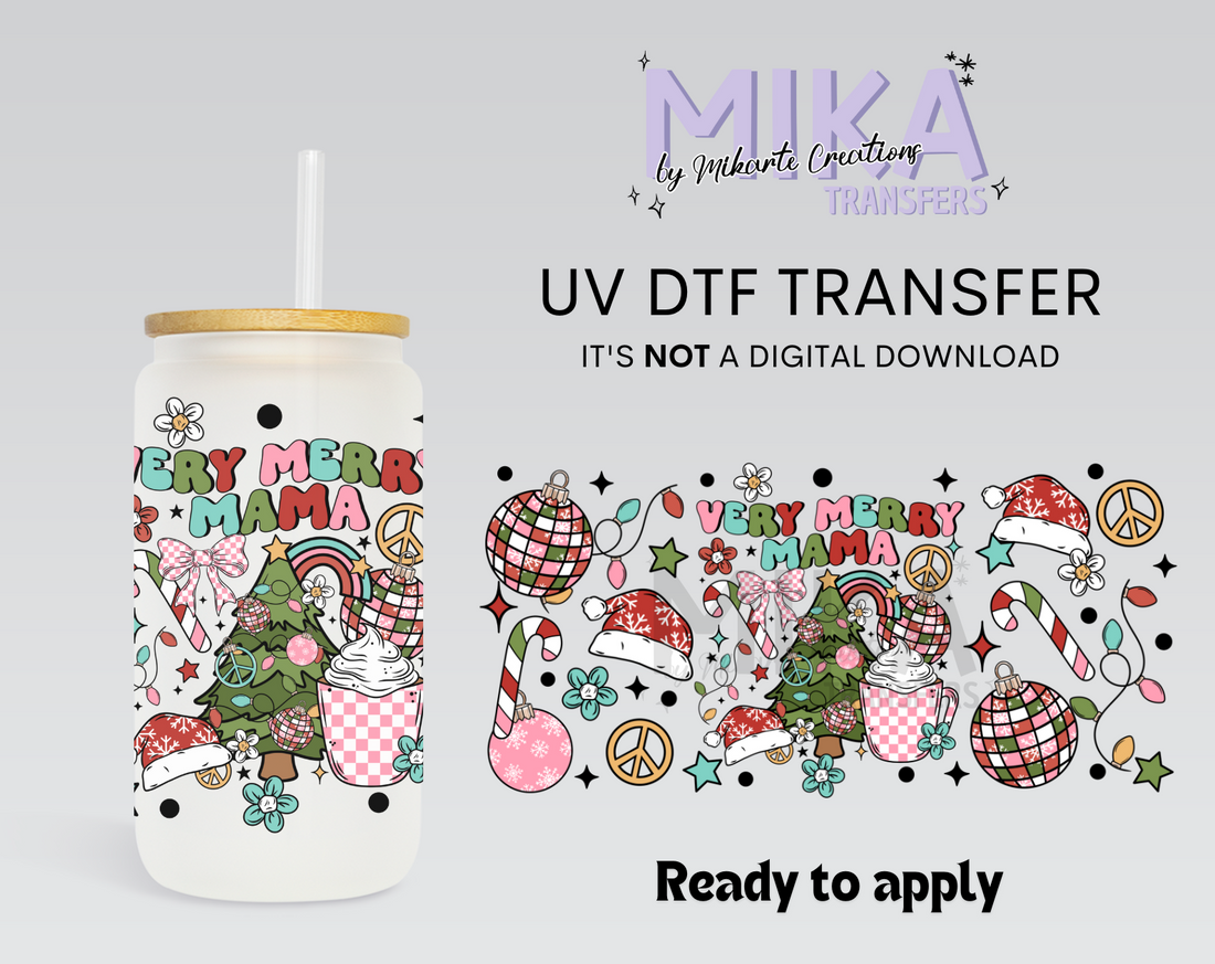 Very merry mama | UV DTF