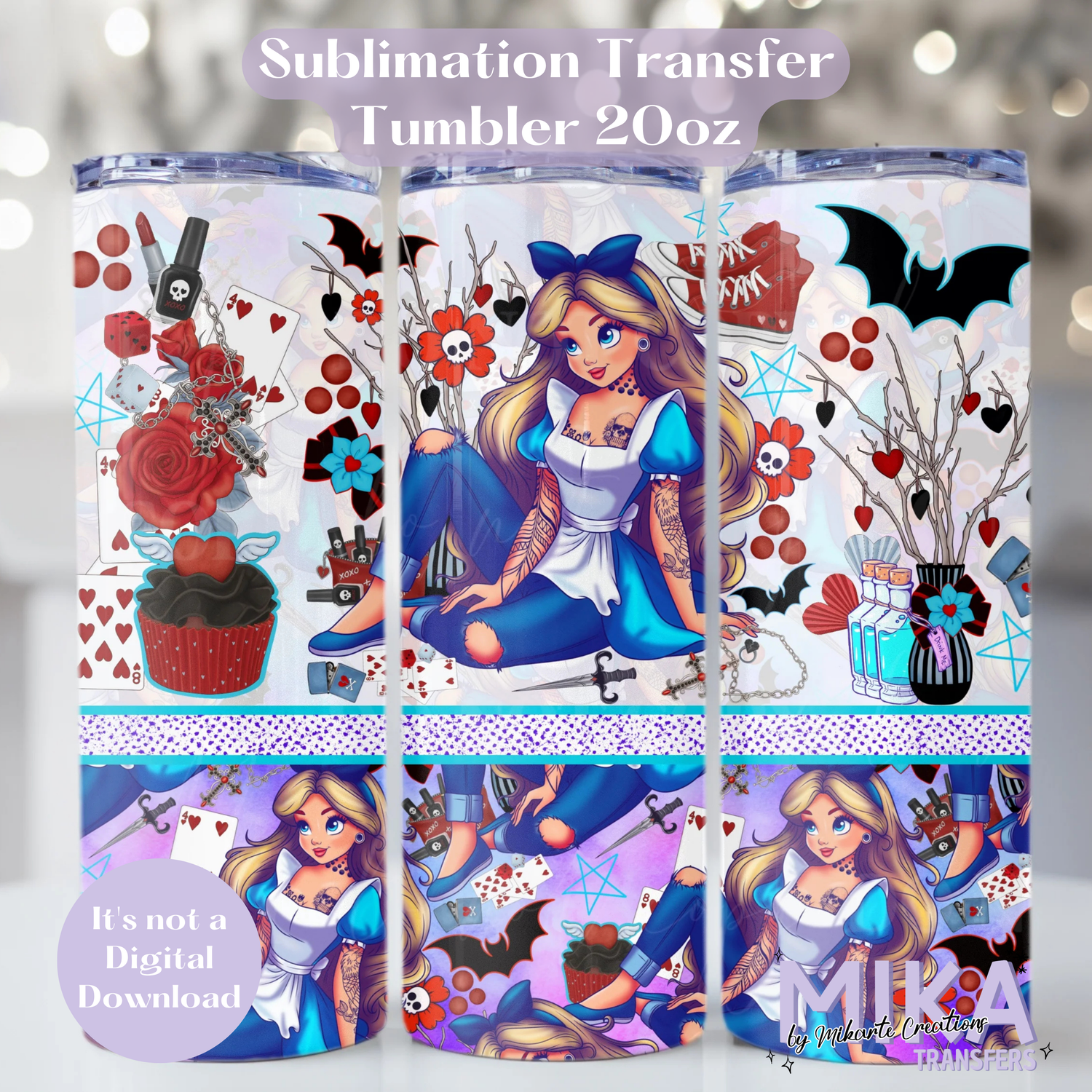 Alice alt | Tumbler Sublimation Transfer