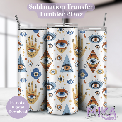 Eyes | Tumbler Sublimation Transfer