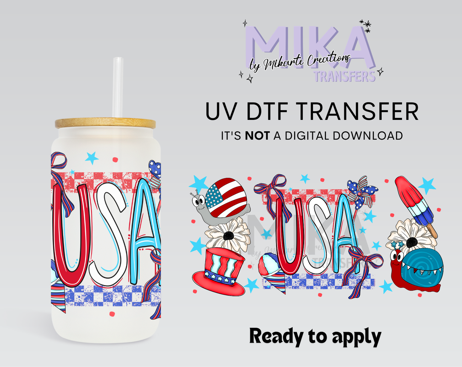 USA 4th Of July | UV DTF