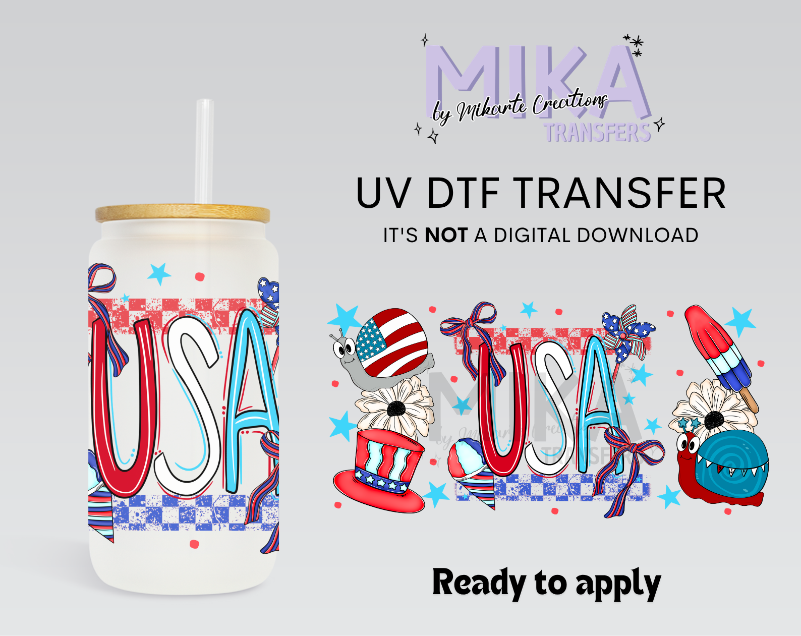 USA 4th Of July | UV DTF