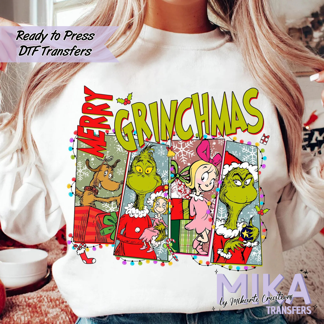 Christmas Mean Guy | DTF transfers