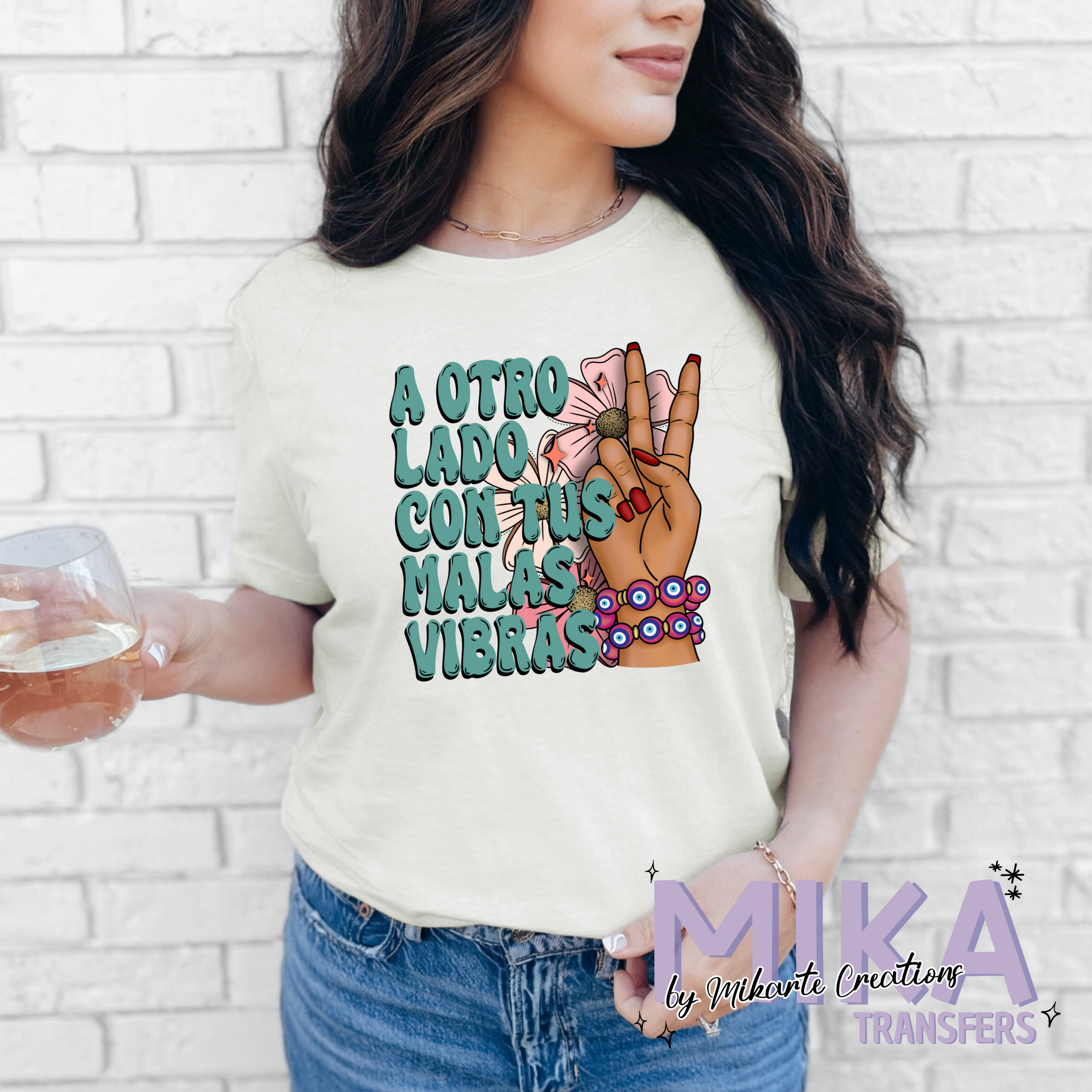 A otro lado con tus malas Vibras | DTF Transfer