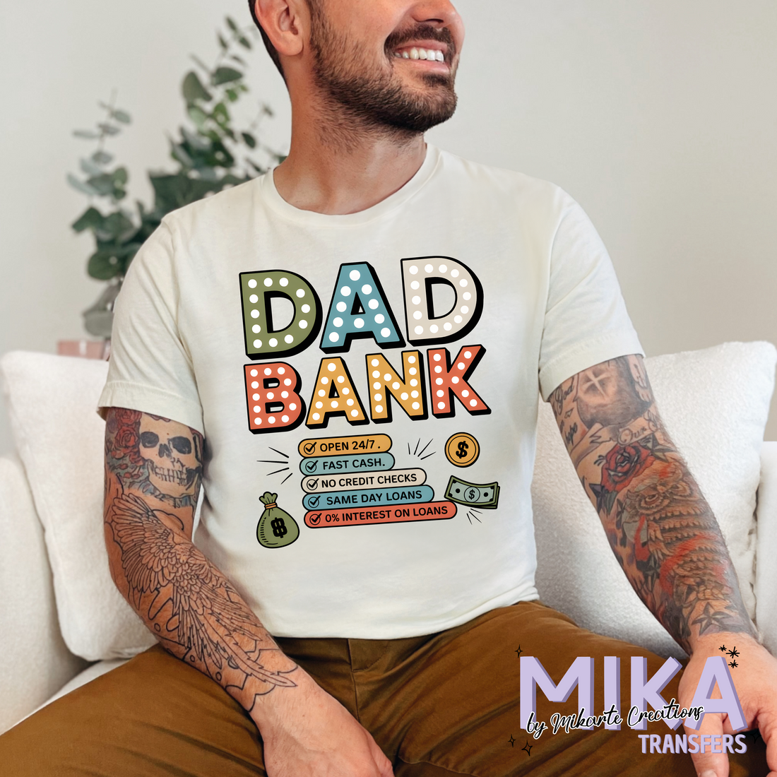 Dad Bank | DTF Transfer