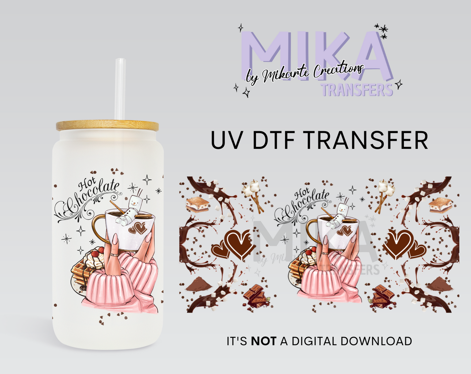 Hot Chocolate | UV DTF Wrap