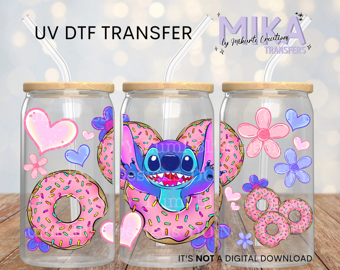 Blue alien cutie | UV DTF