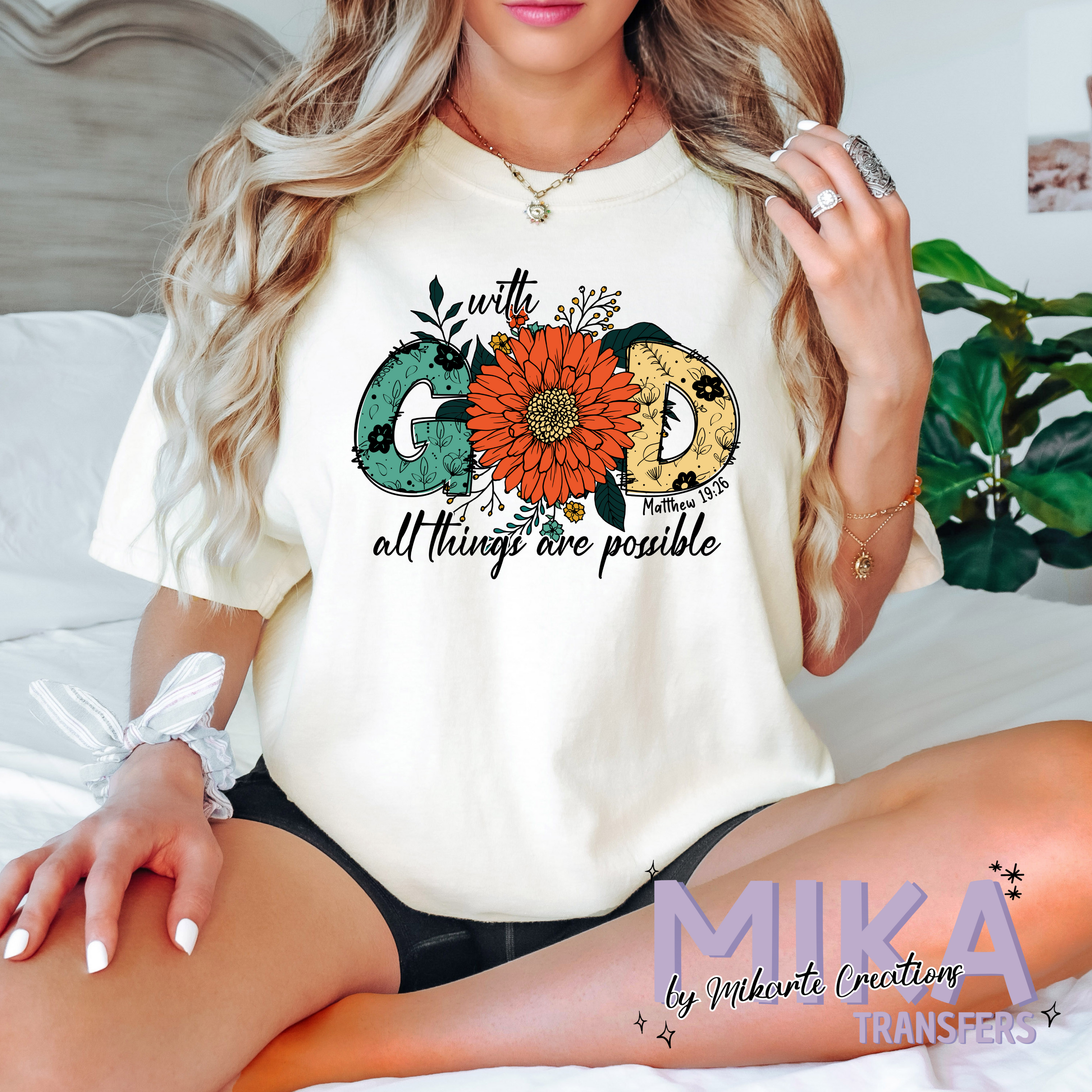 With God all things are possible | DTF Transfer
