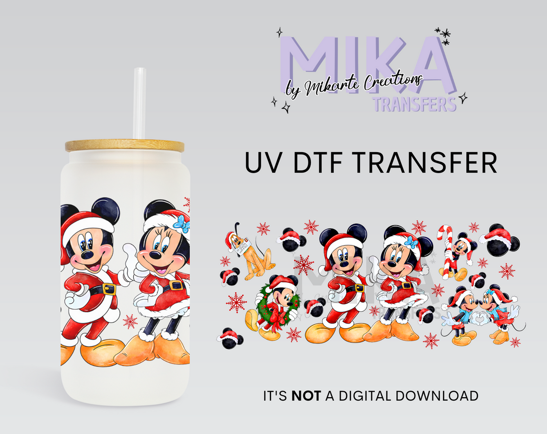 Mouse Christmas | UV DTF Wrap