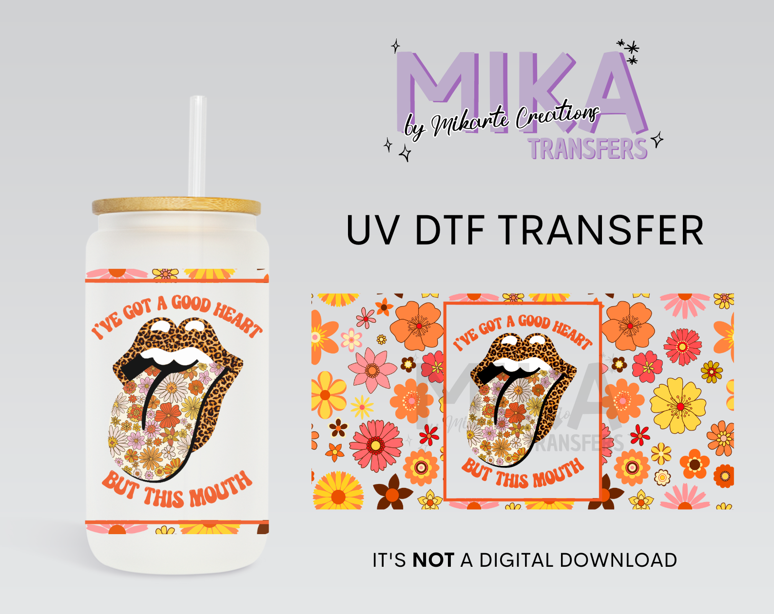 Good Heart | UV DTF Wrap