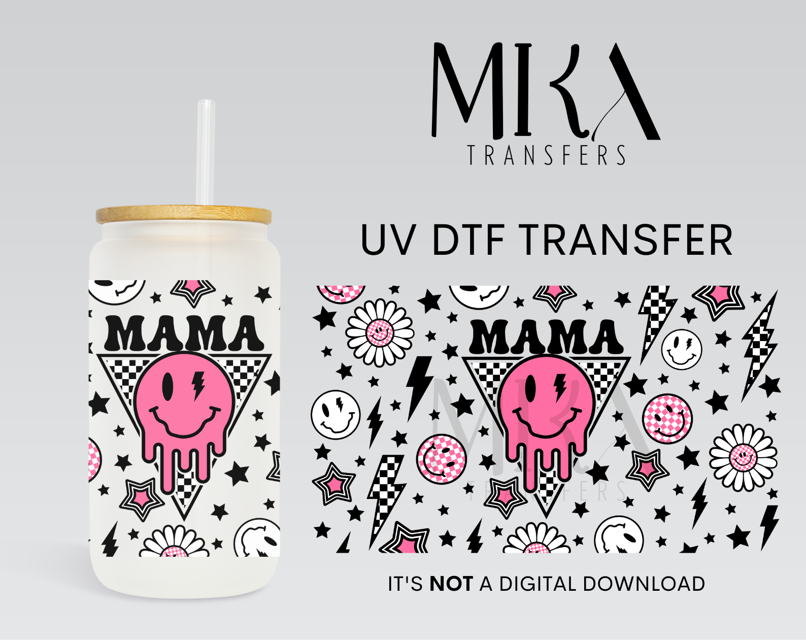 Retro Mama | UV DTF Wrap