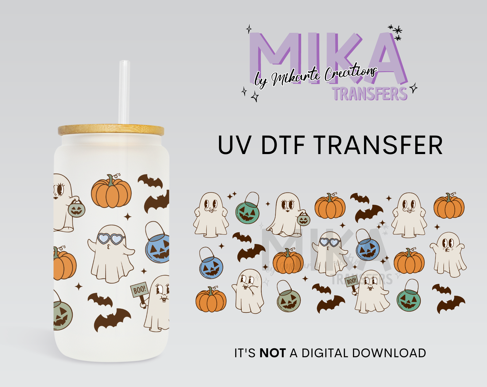 Spooky Pumpkin | UV DTF Wrap