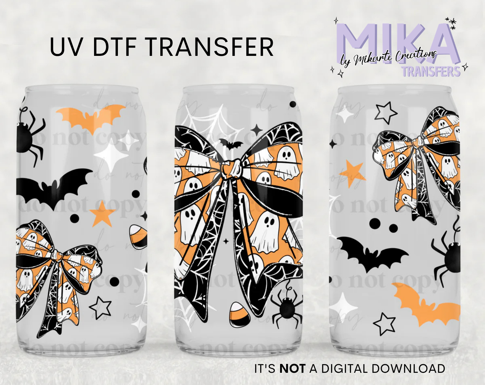 Ghost Bow | UV DTF