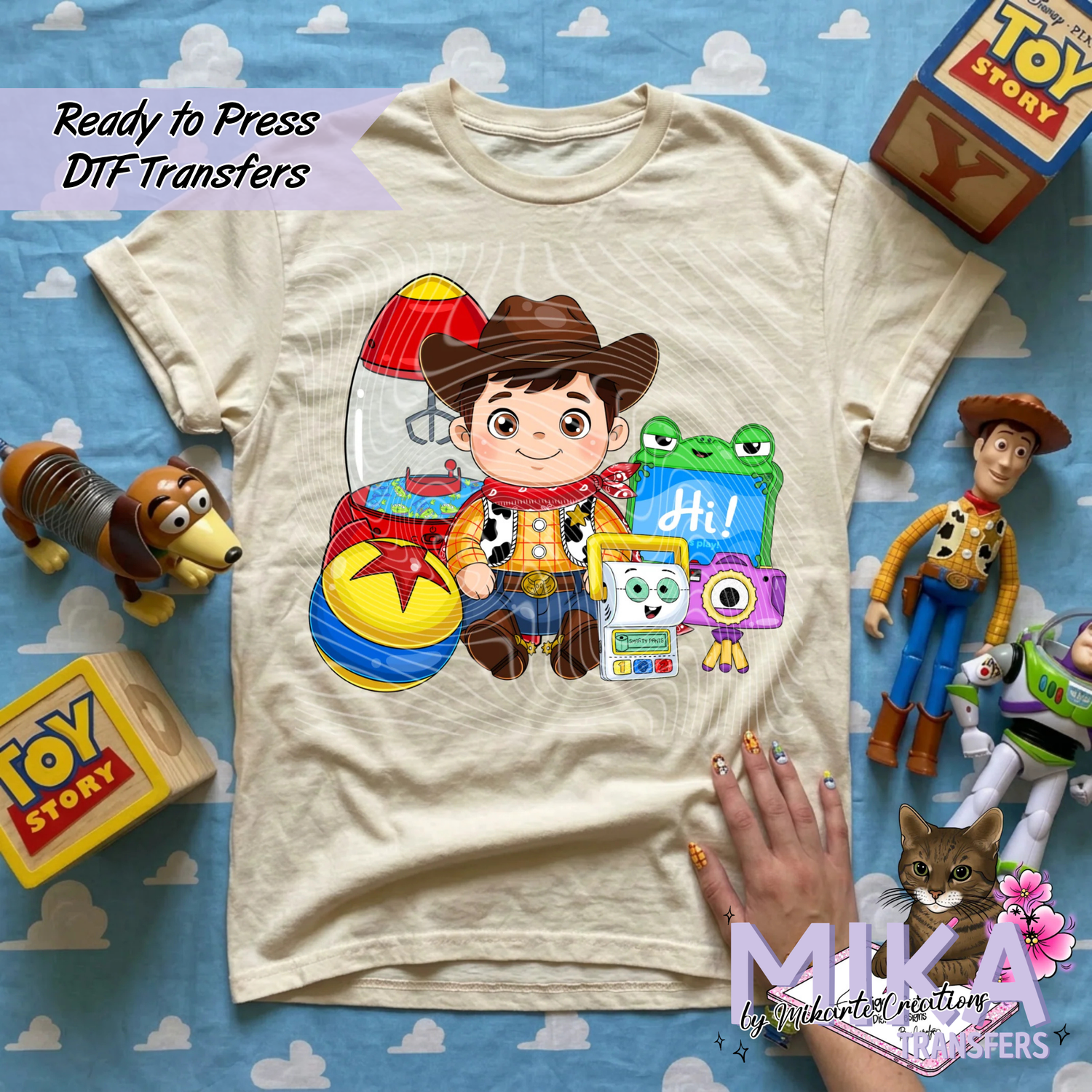 Toys Number 5 Stuffy Stuffies Cowboy | DTF Transfer