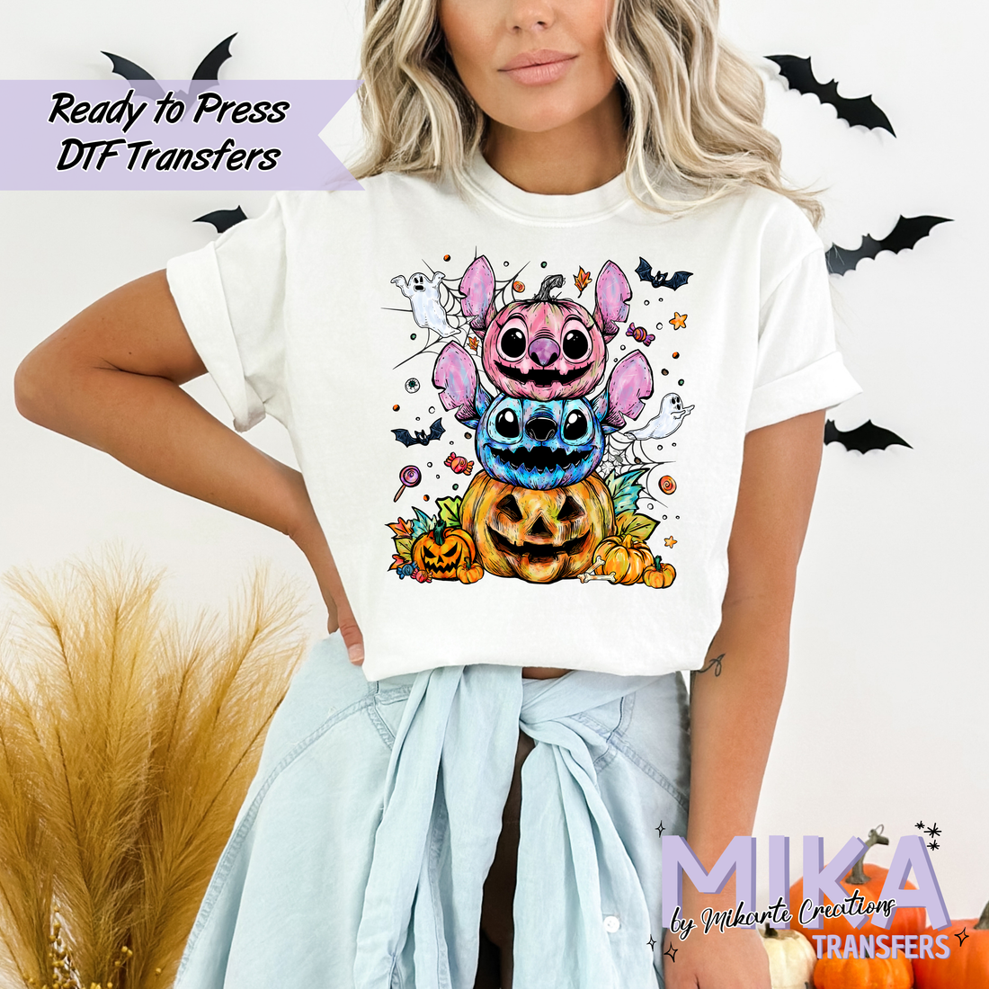 Pumpkin Alien | DTF transfers