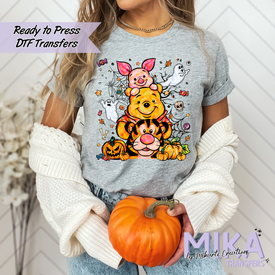 Pumpkin Bear | DTF transfers