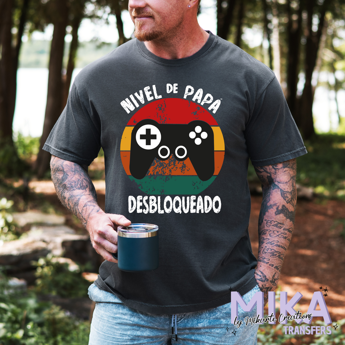 Nivel de Papá Desbloqueado | DTF Transfer