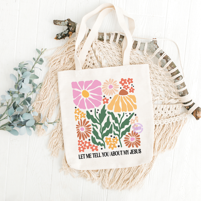 Let Me Tell You About My Jesus | PNG Digital Design