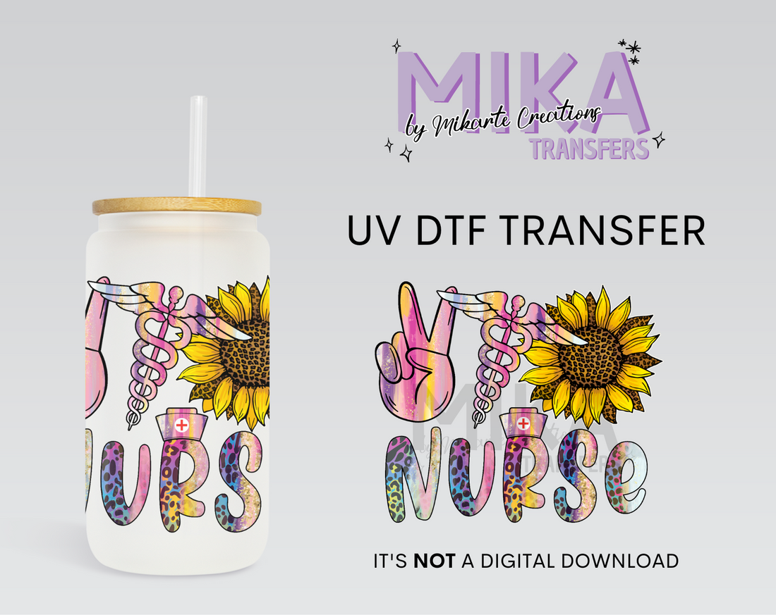 Nurse UV DTF Wrap
