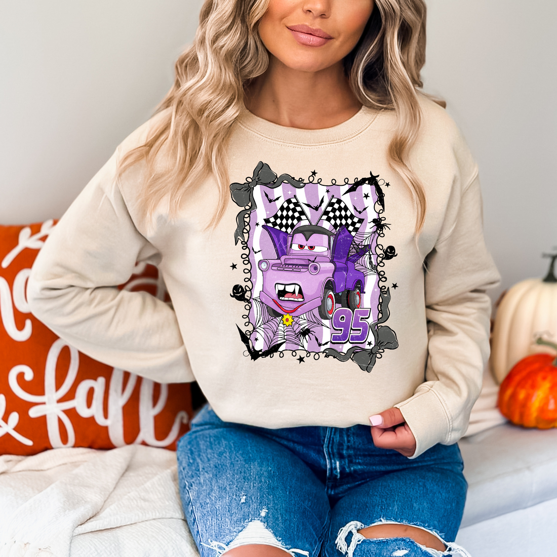 Spooky Purple Car | DTF Transfer