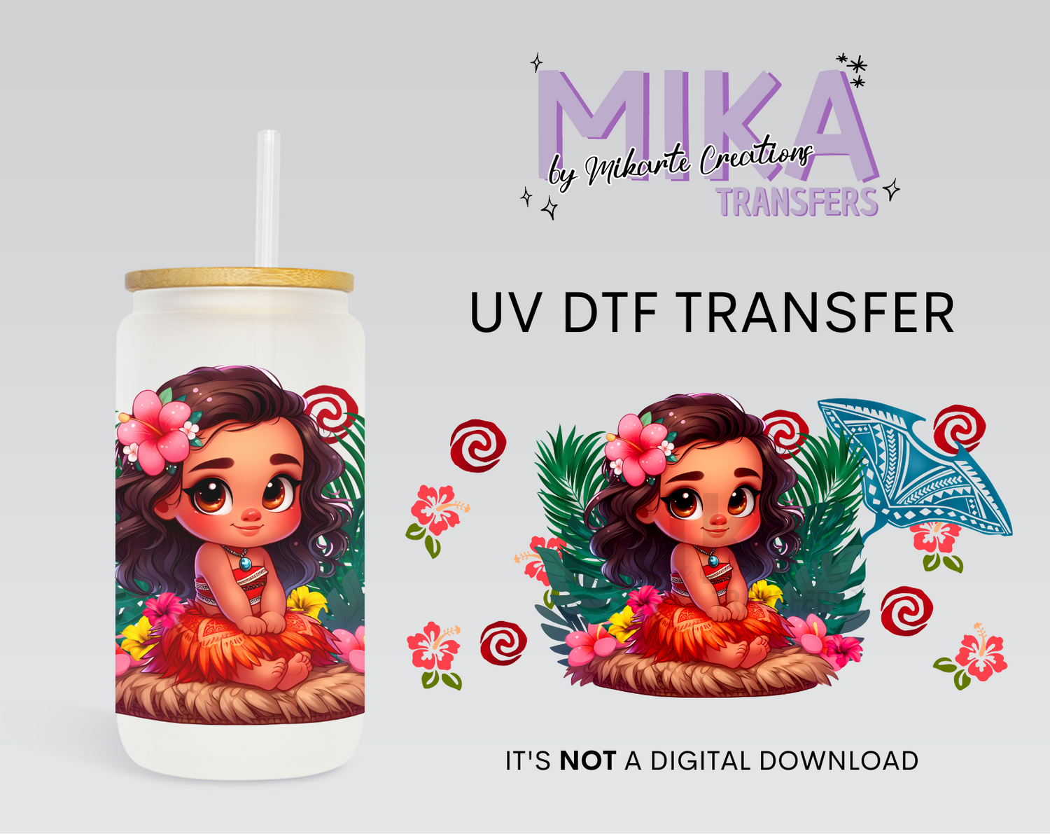 Princess M | UV DTF Wrap