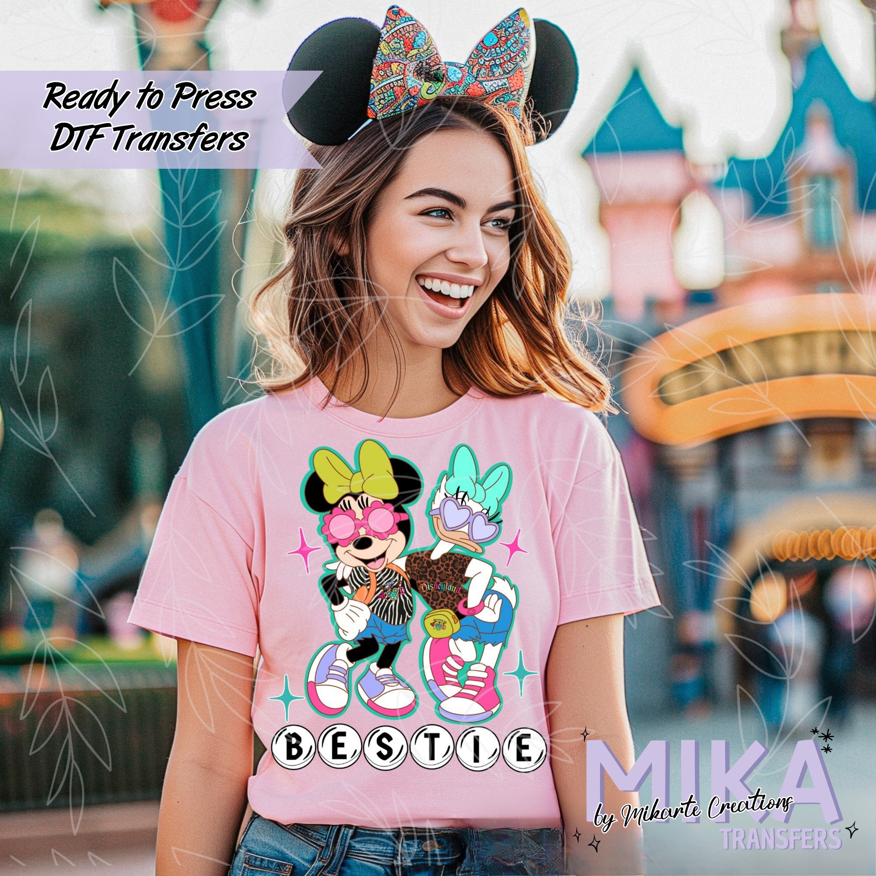 Min. &amp; Daisy Bestie | DTF transfers
