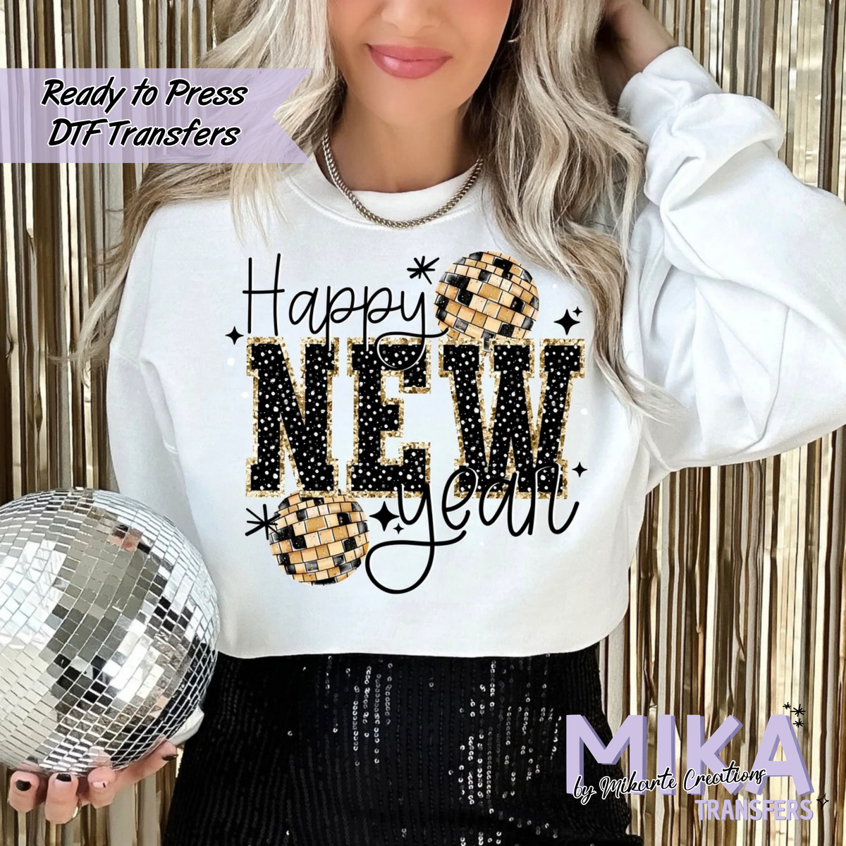 Happy New Year | DTF transfers