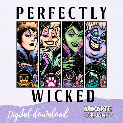 Perfectly Wicked | PNG Digital Design