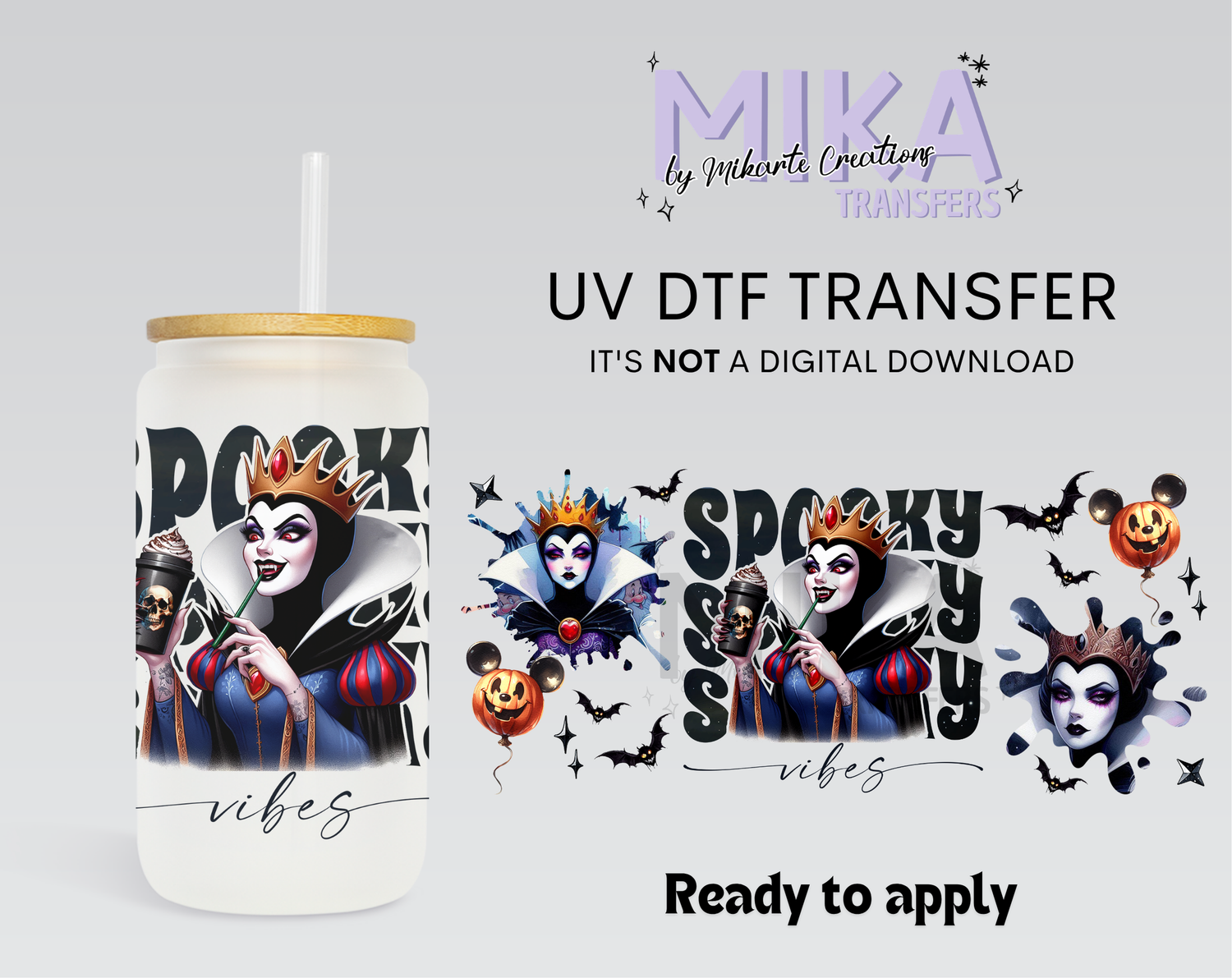 Spooky Evil Queen | UV DTF