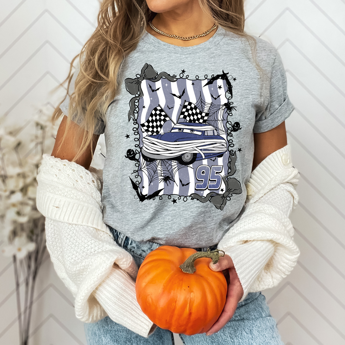 Spooky Blue Car | DTF Transfer