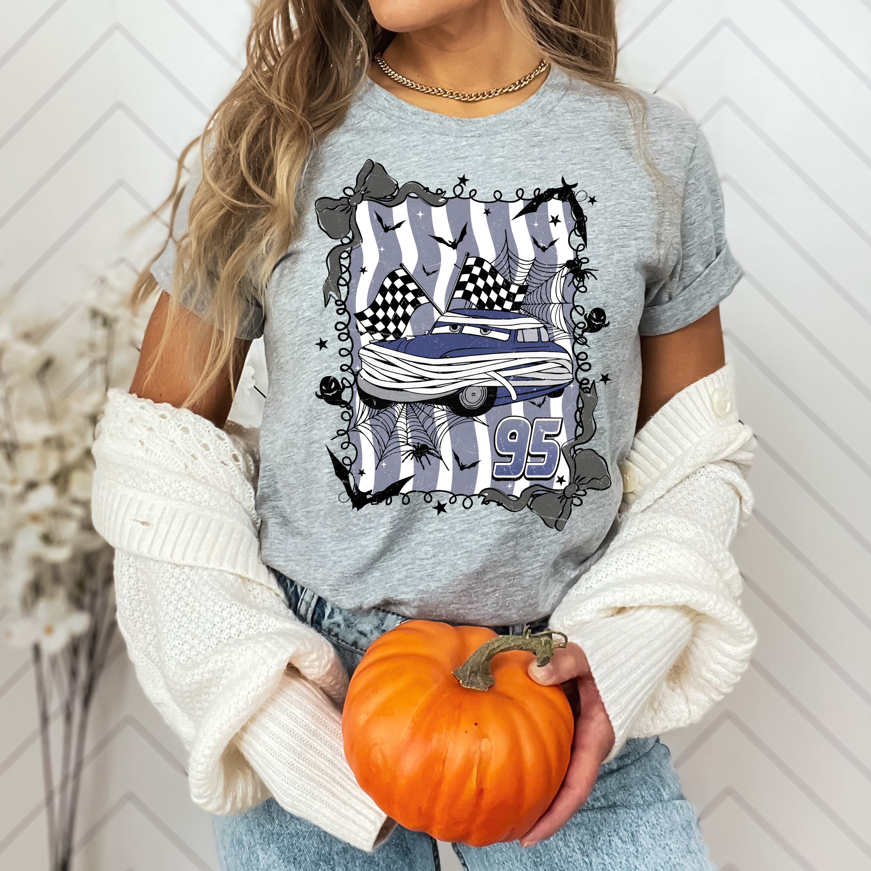 Spooky Blue Car | DTF Transfer