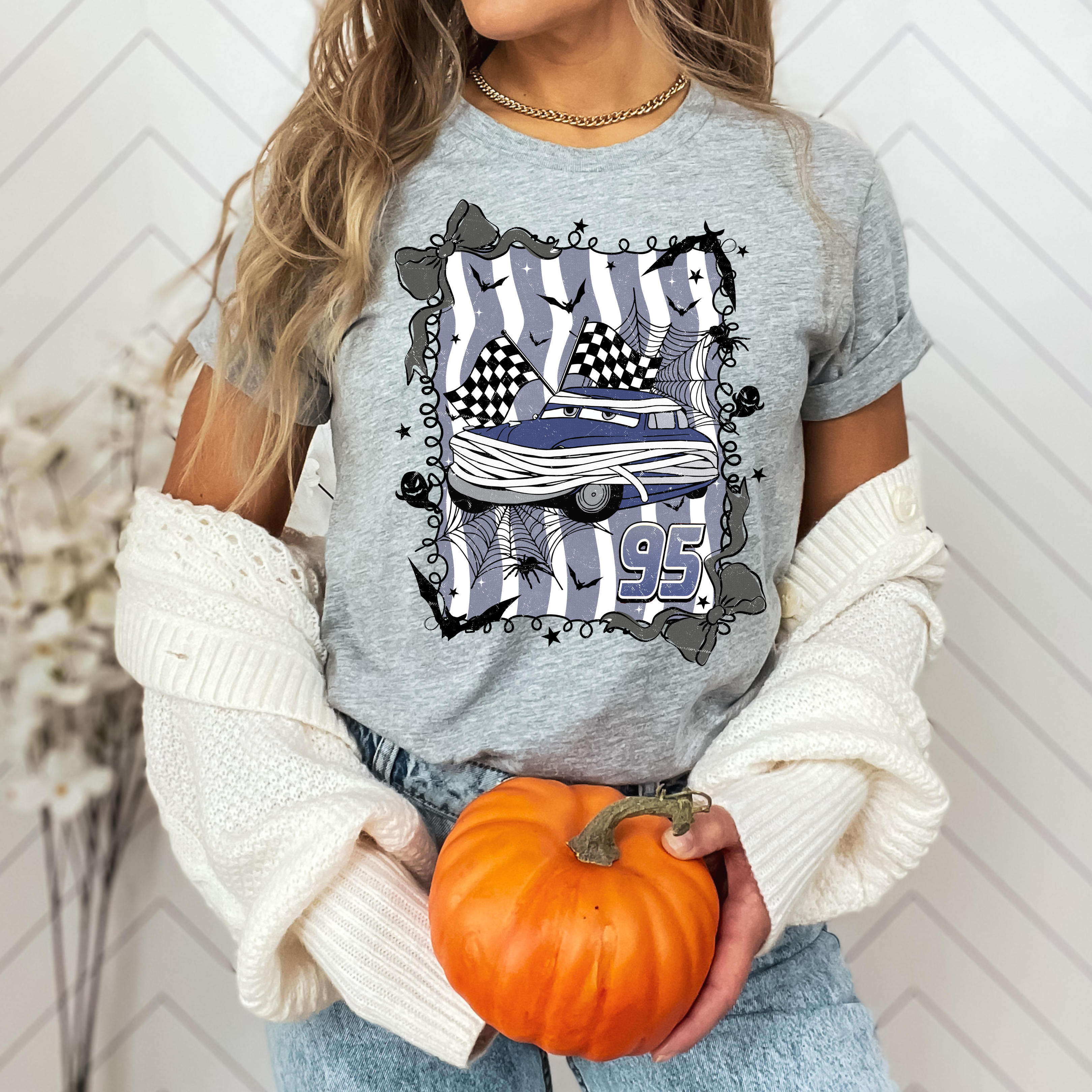 Spooky Blue Car | DTF Transfer