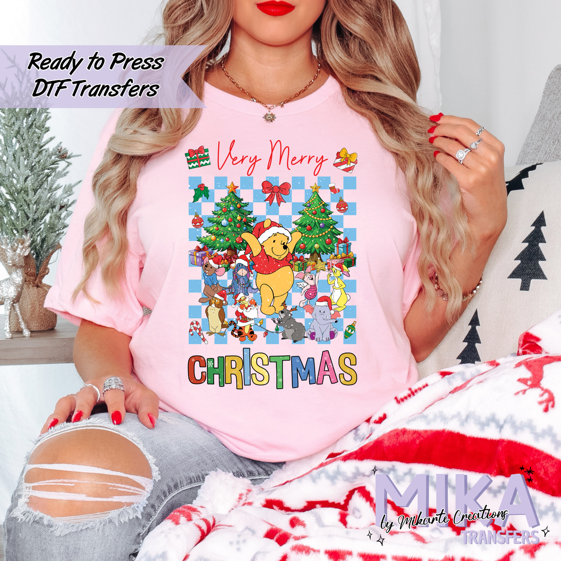 Merry Christmas Bear | DTF Transfers