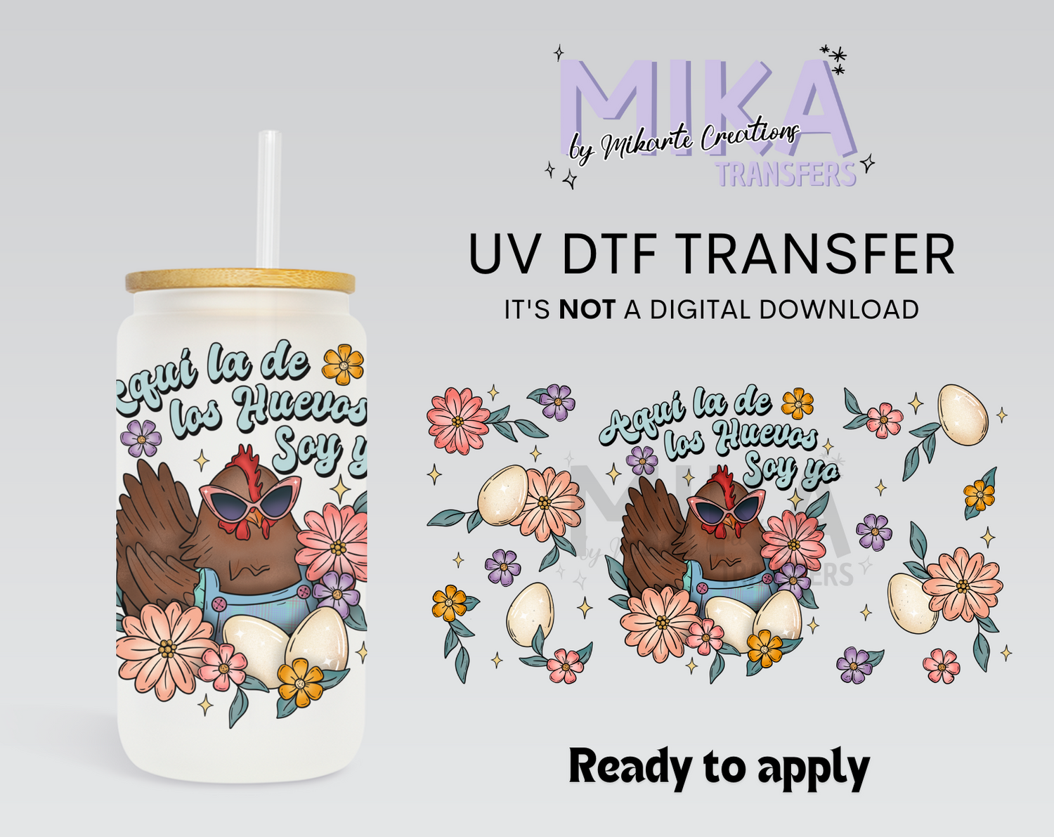La de los Huevos | UV DTF