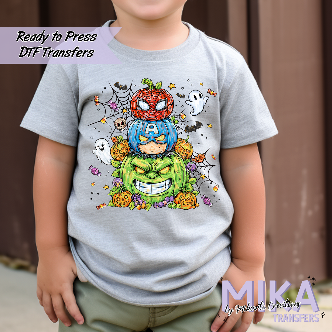 Pumpkin Superhero | DTF transfers