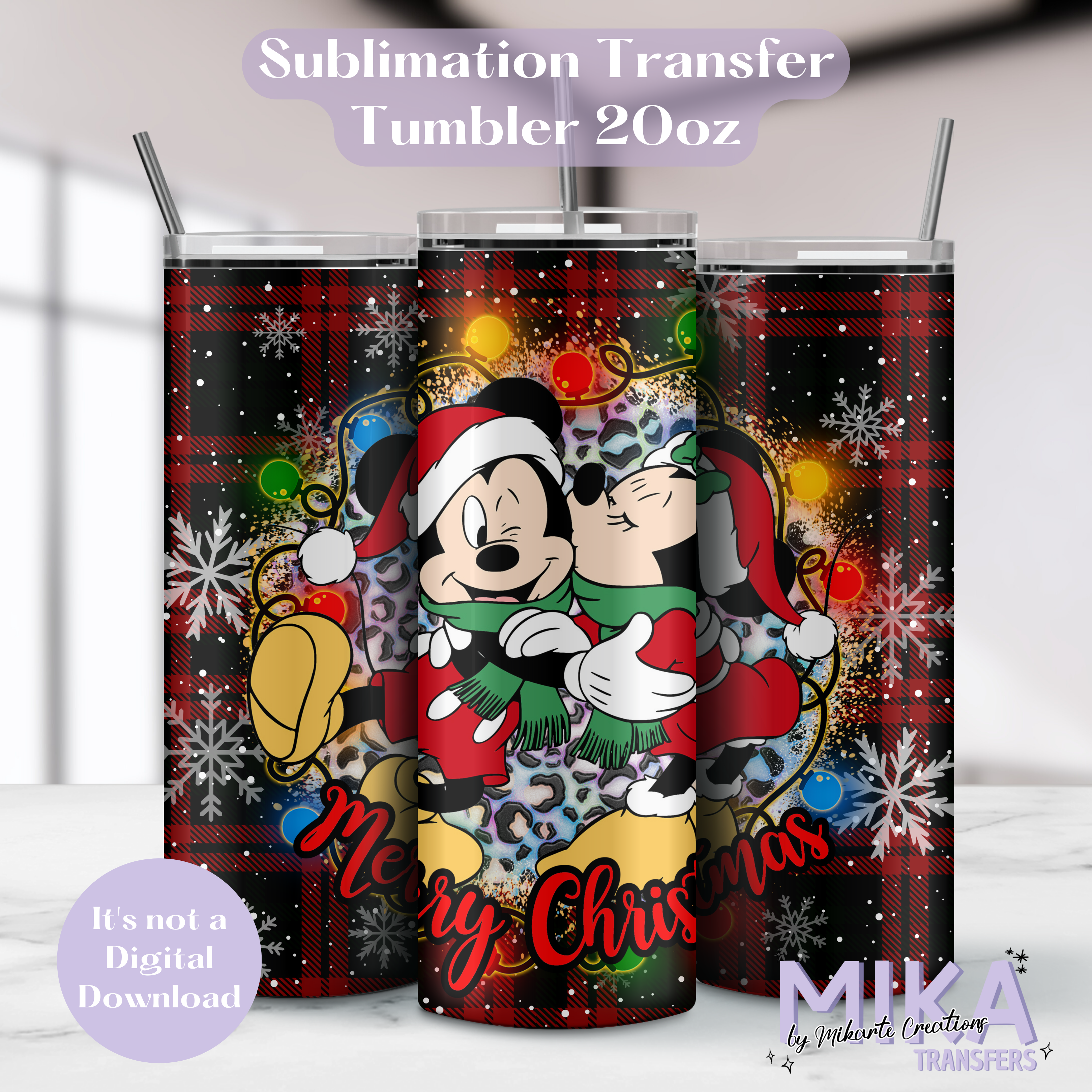 Love Christmas | Tumbler Sublimation Transfer