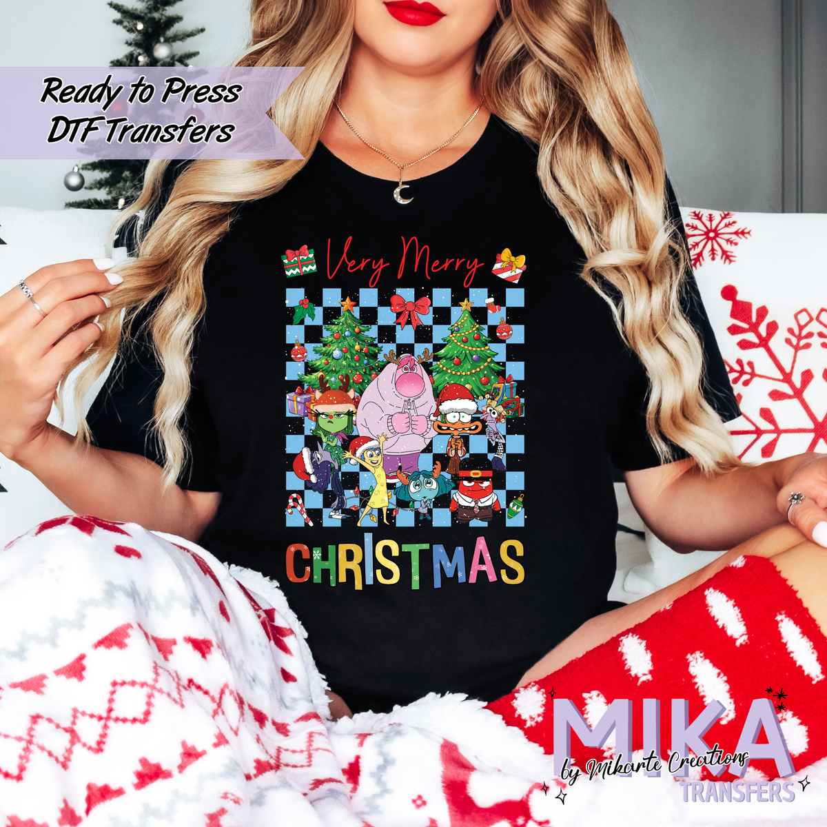 Merry Christmas Emotions | DTF Transfers