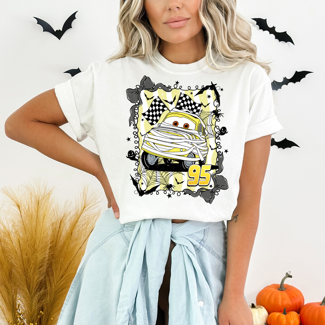 Spooky Yellow Car | DTF Transfer