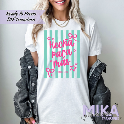 Hecha Para Mas | DTF Transfer