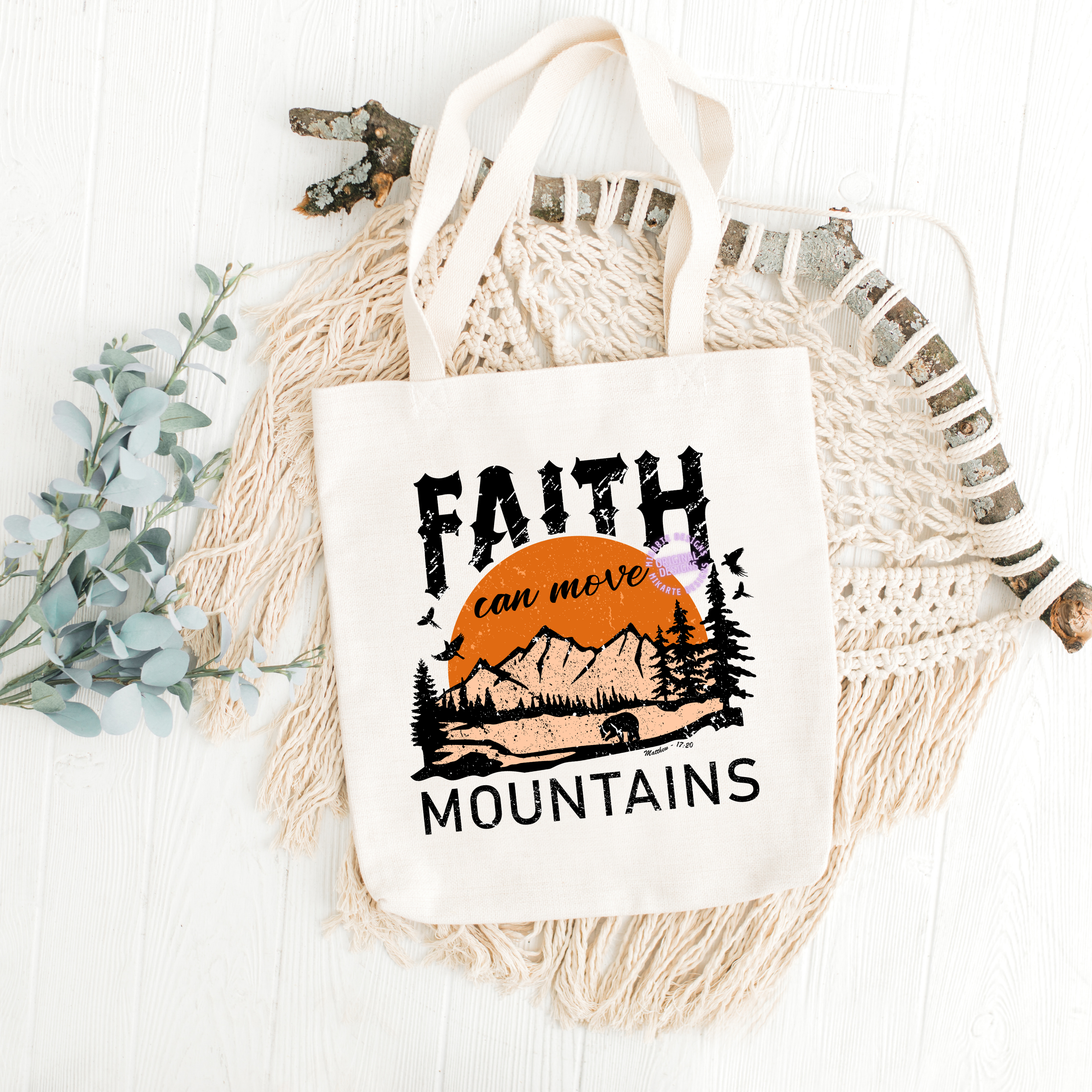 La fe puede mover montañas | Diseño digital PNG