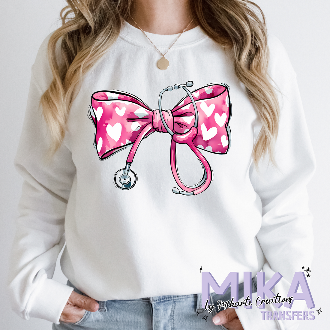 Nurse Coquette Bow | DTF Transfer