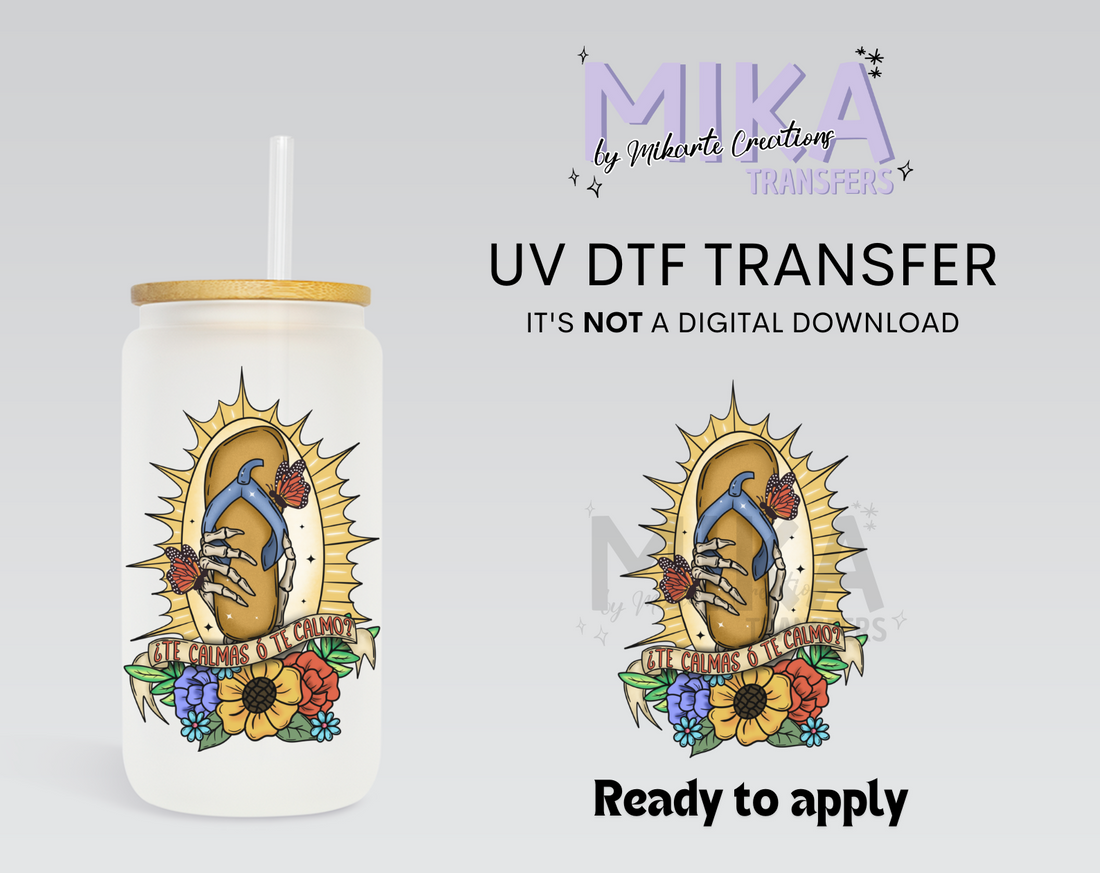 Te Calmas | UV DTF Decal