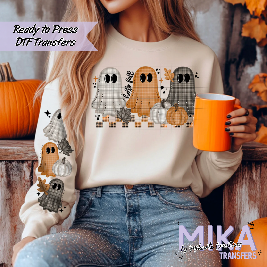 Plaid Ghosts | DTF Transfer