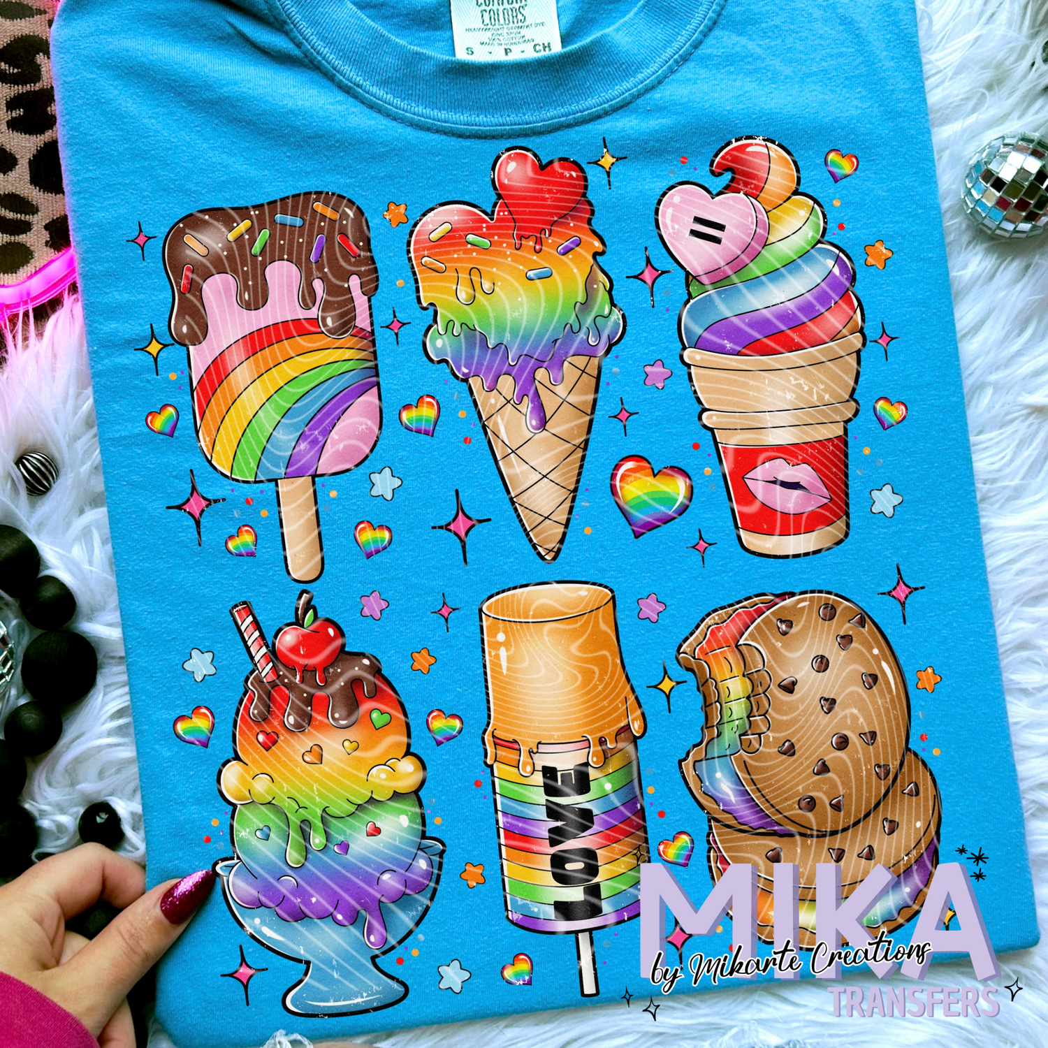 Pride Ice Creams | DTF Transfer