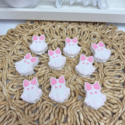 Ghost Bow 3D Straw Topper