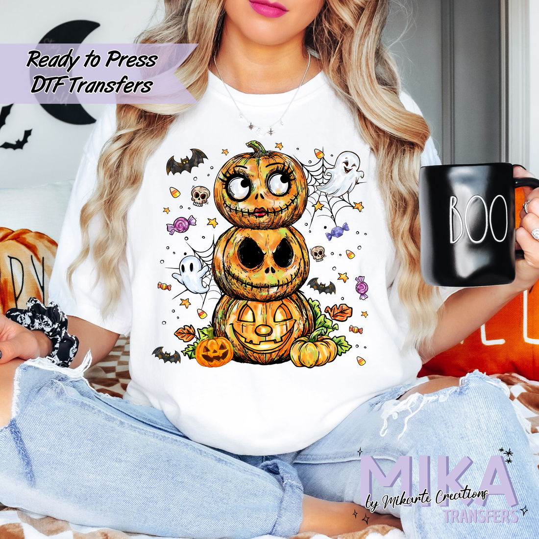 Three Pumpkin | DTF transfers