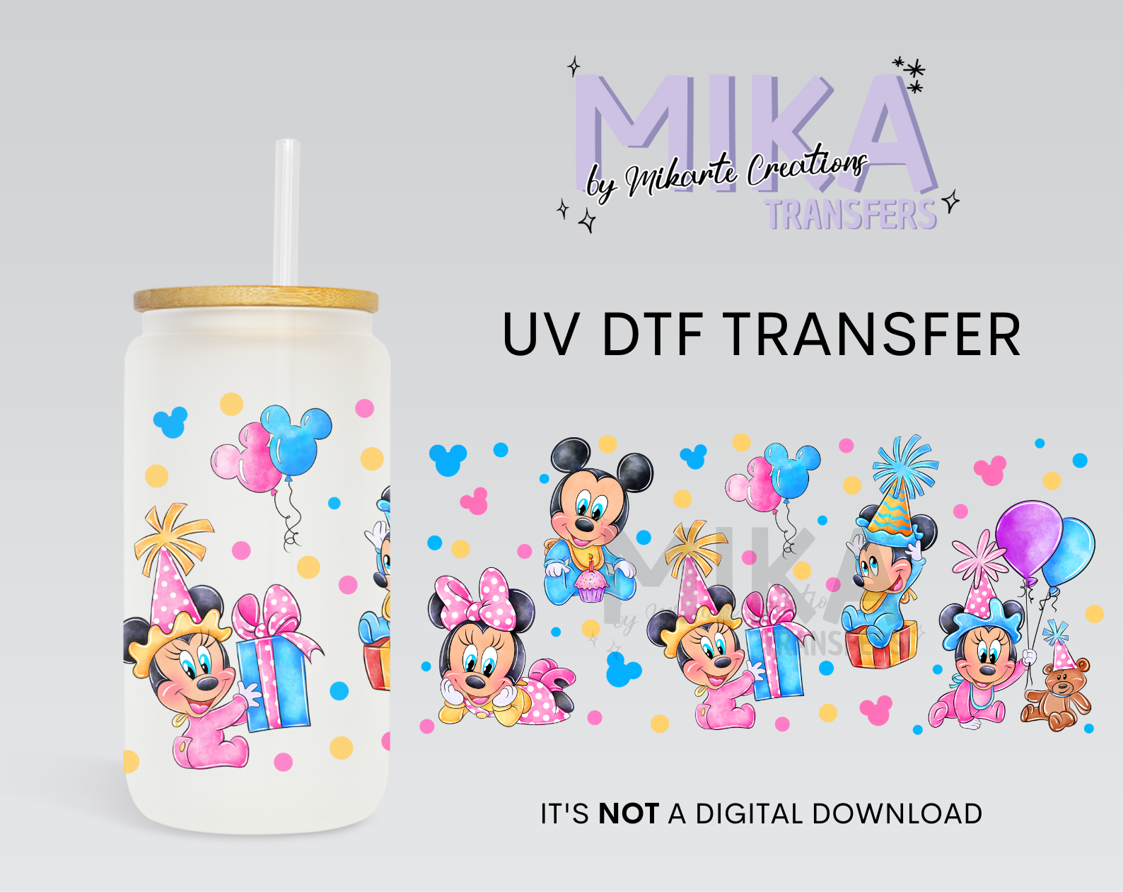 Baby Mouse | UV DTF Wrap