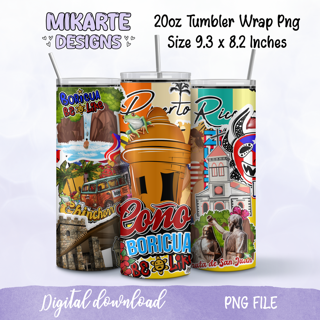 Boricua Be Like | Tumbler PNG Digital Design