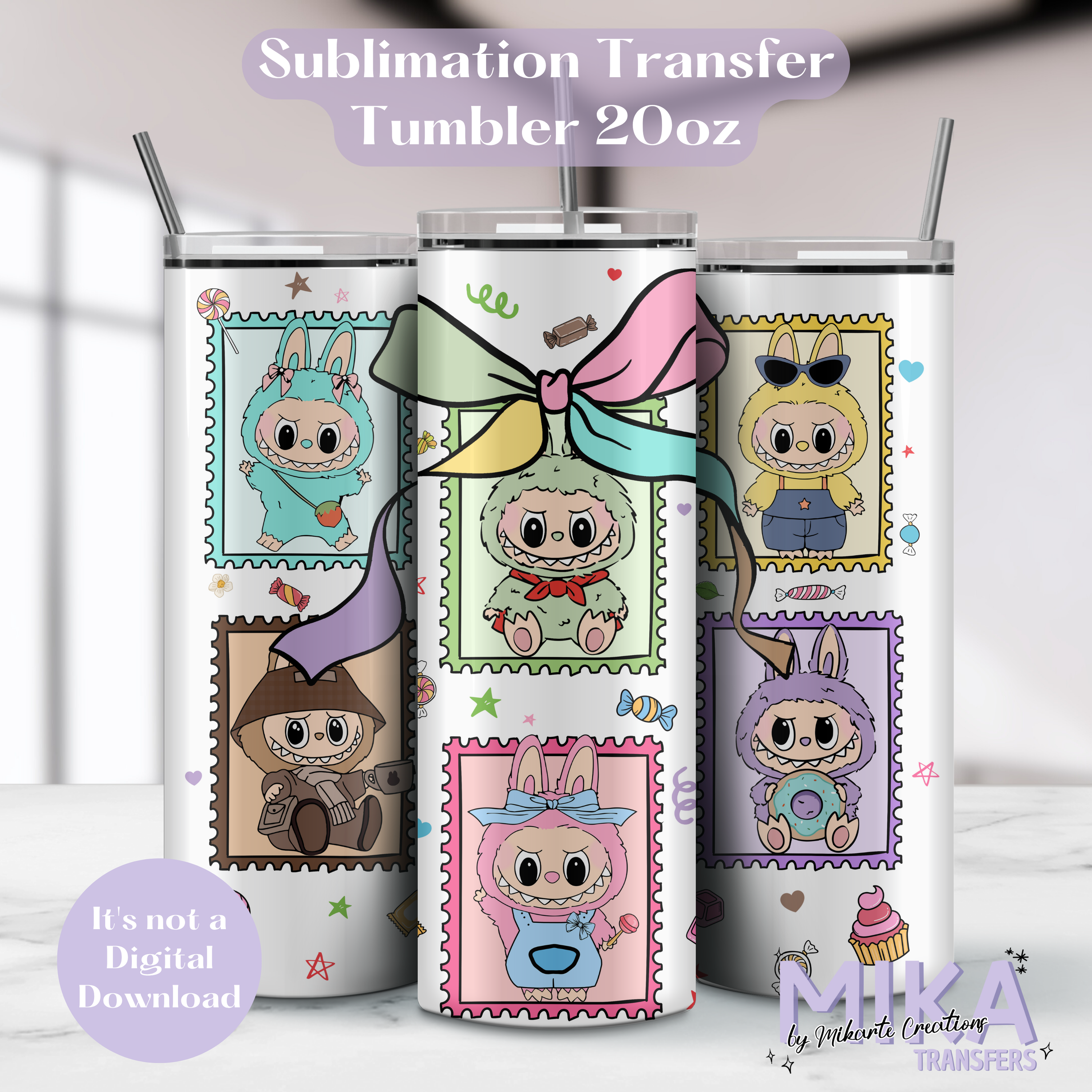 LaBubu | Transferencia por Sublimación para Vaso