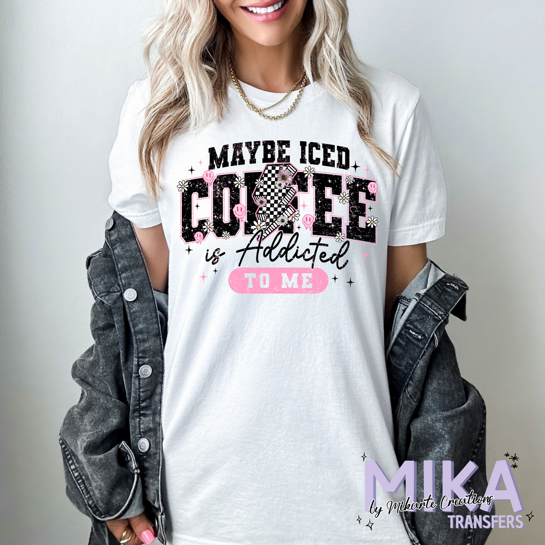 Coffee is addicted | DTF Transfer